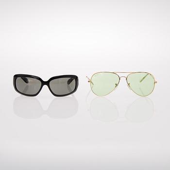 AURINKOLASIT, 2 kpl, Ray-Ban, 2000-luku.