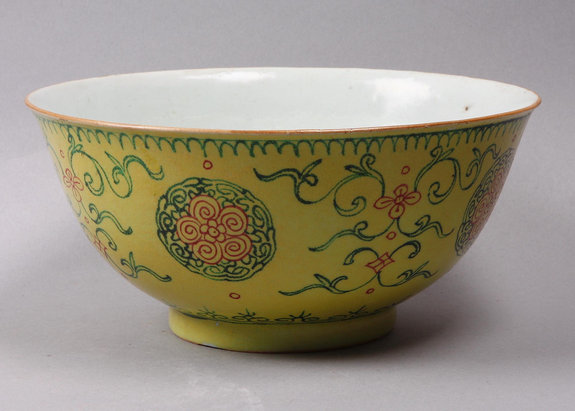 SKÅL, porslin, Kina Daoguang 1800-tal.