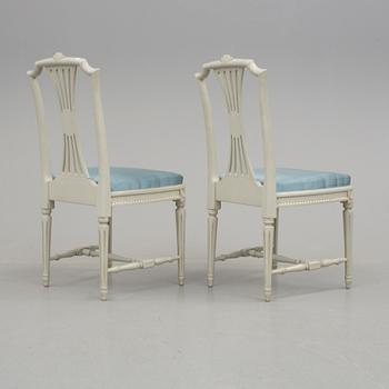 STOLAR, 12 stycken, gustaviansk stil, 1900-tal.
