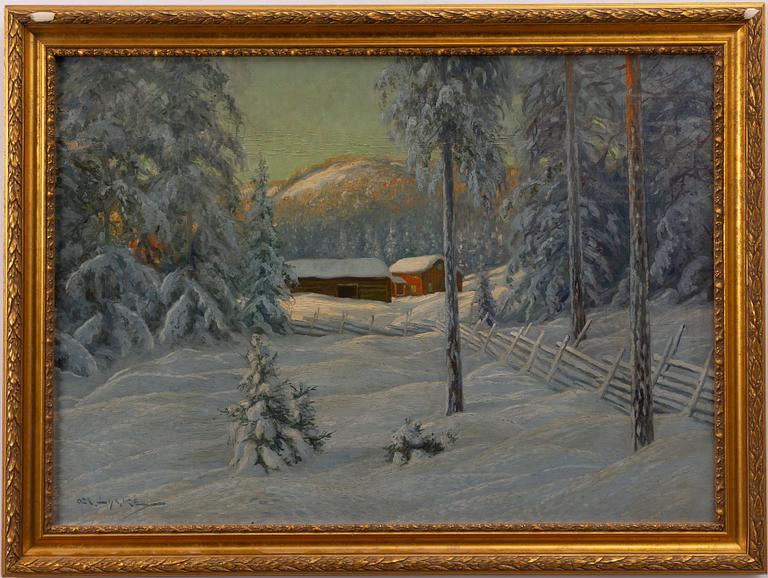 Oscar Lycke, Winter Landscape.