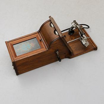 VÄGGTELEFON, Telegrafverkets Verkstad, Nynäshamn, 1900-talets första hälft.