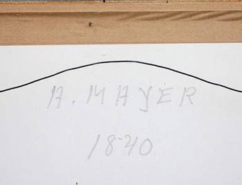 GRAVYRPLÅTAR, 5 st, A. Mayer och P.A Säve, 1800-tal.