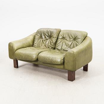 Two sofas, leather, 1970s.