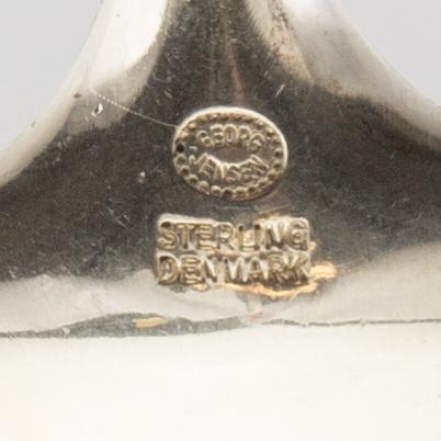 Tias Eckhoff, Cutlery 43 pcs "Cypress" sterling silver by G Jensen Denmark.