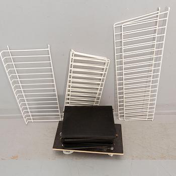 Nils Strinning, vägghylla "The ladder shelf" 1900-talets mitt.