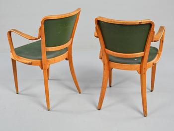 KARMSTOLAR, ett par, Ferdinand Lundqvist, omkring 1900-talets mitt.