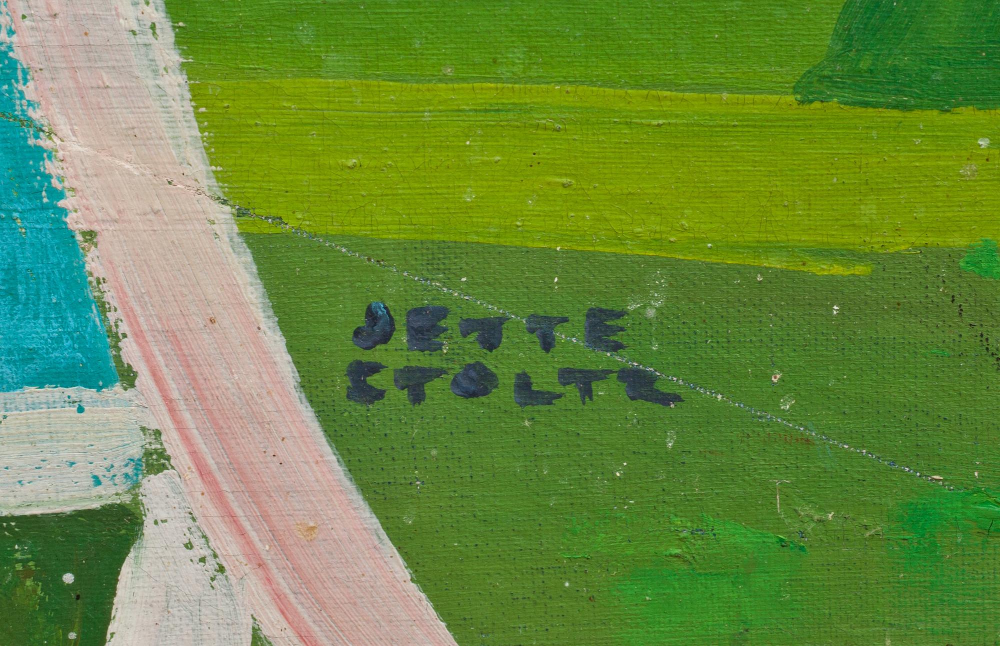 JETTE STOLTZ, olja på duk, signerad.