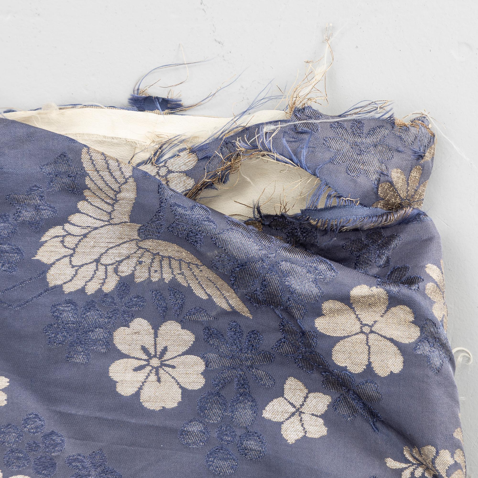 Täcke, siden fodrat med päls. Sen Qingdynasti.