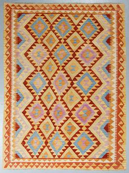 A rug, kilim, ca 248 x 181 cm.