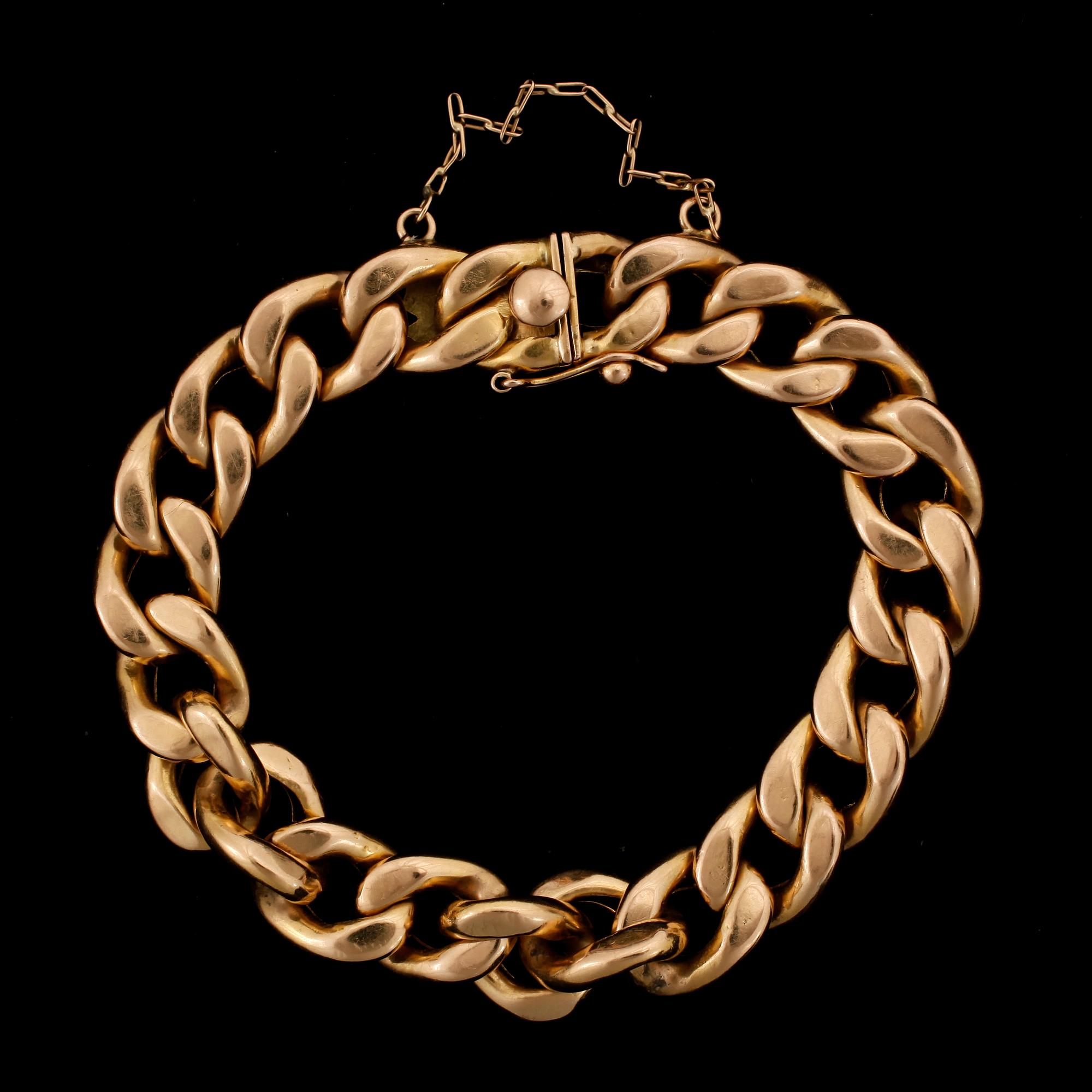 ARMBAND, 18k guld. Vikt ca 24,2 gram.