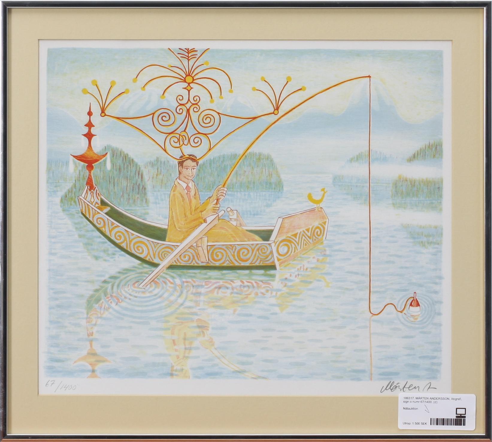 MÅRTEN ANDERSSON, litografi, sign o numr 67/1400.