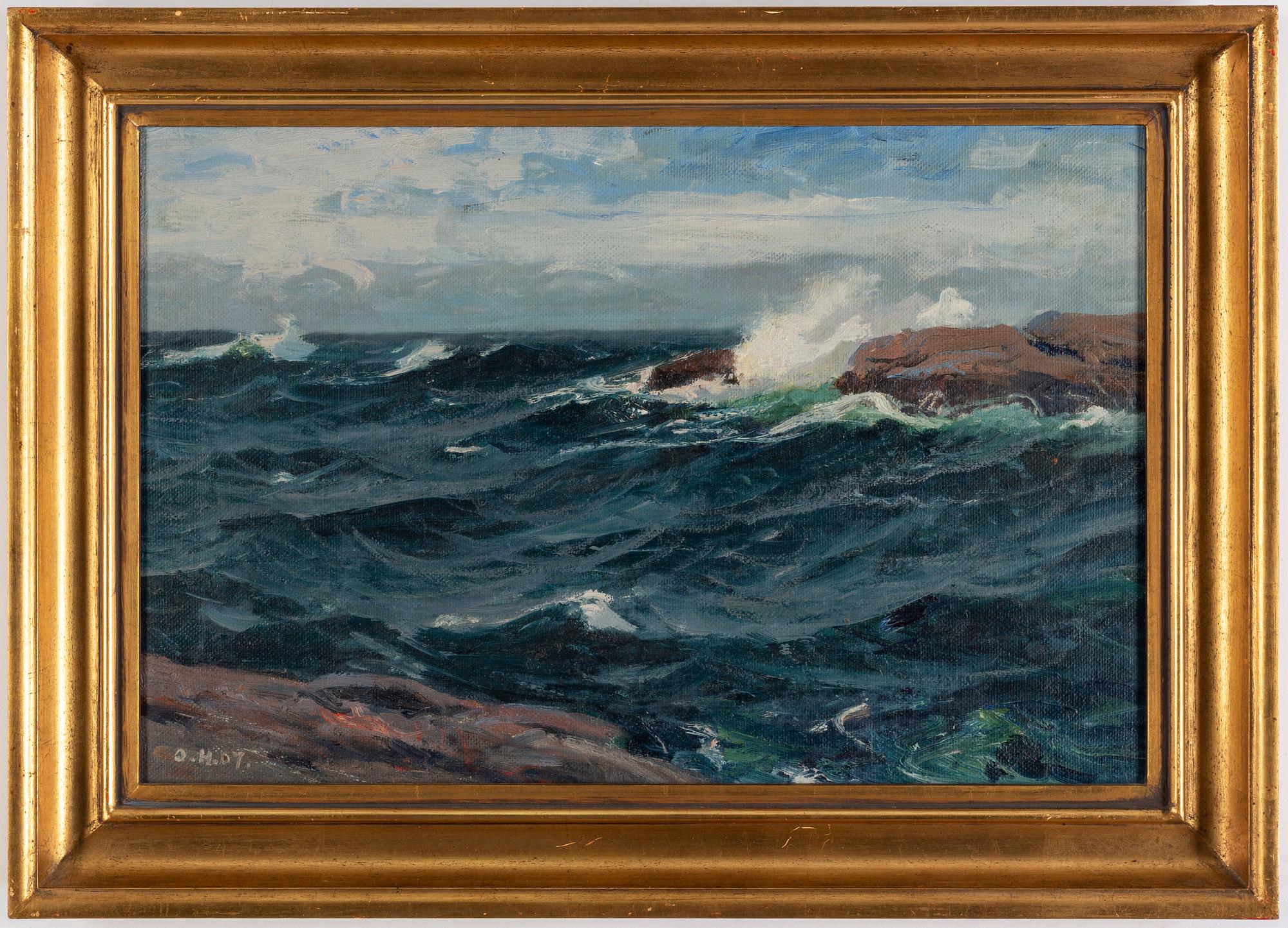OSCAR HULLGREN, oil on canvas, signed and dated 07.