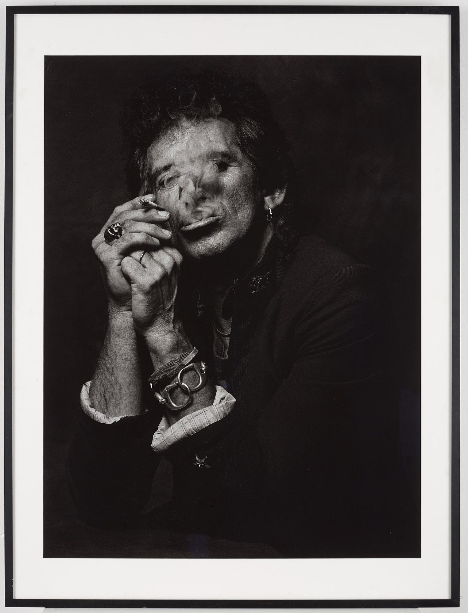 Albert Watson, "Keith Richards, New York City, 1998".