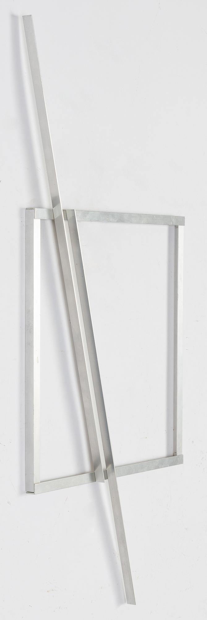 Lars-Erik Falk, relief, painted metal, signed and dated 1983.