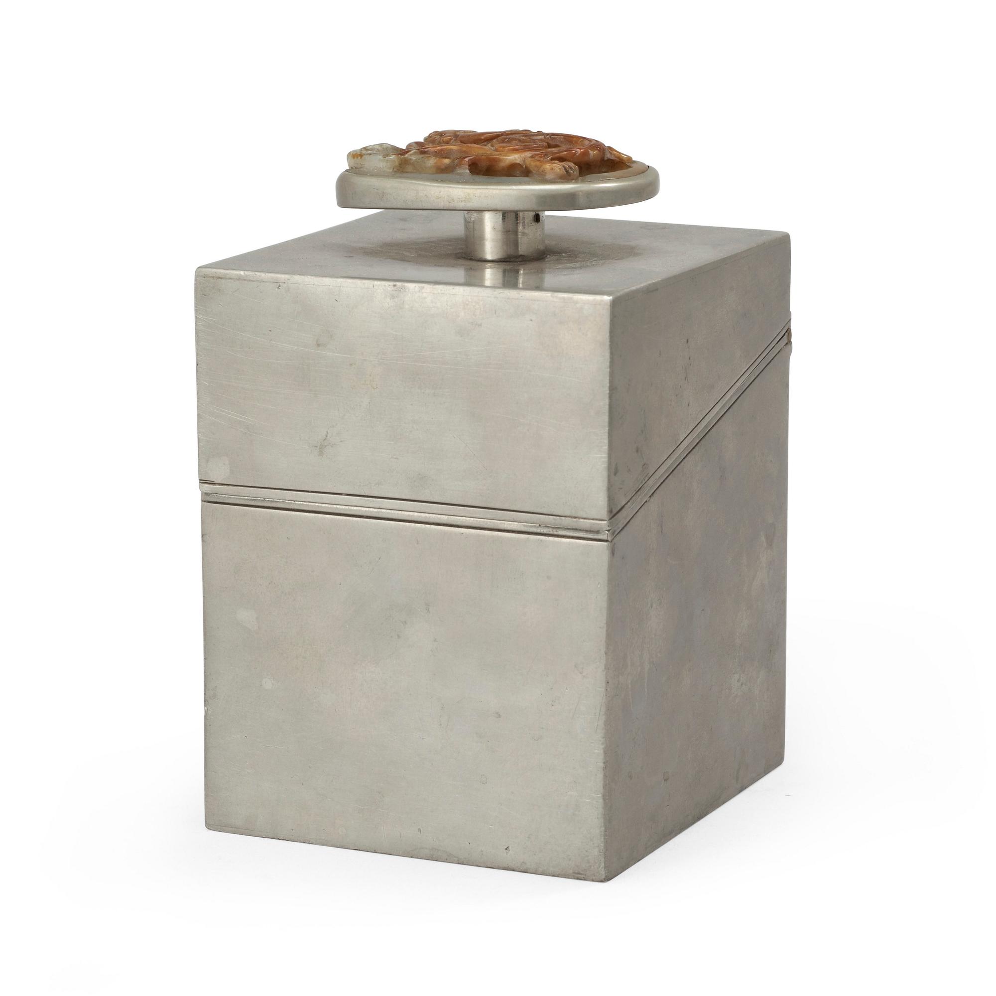 A Estrid Ericson pewter box by Svenskt tenn 1944.