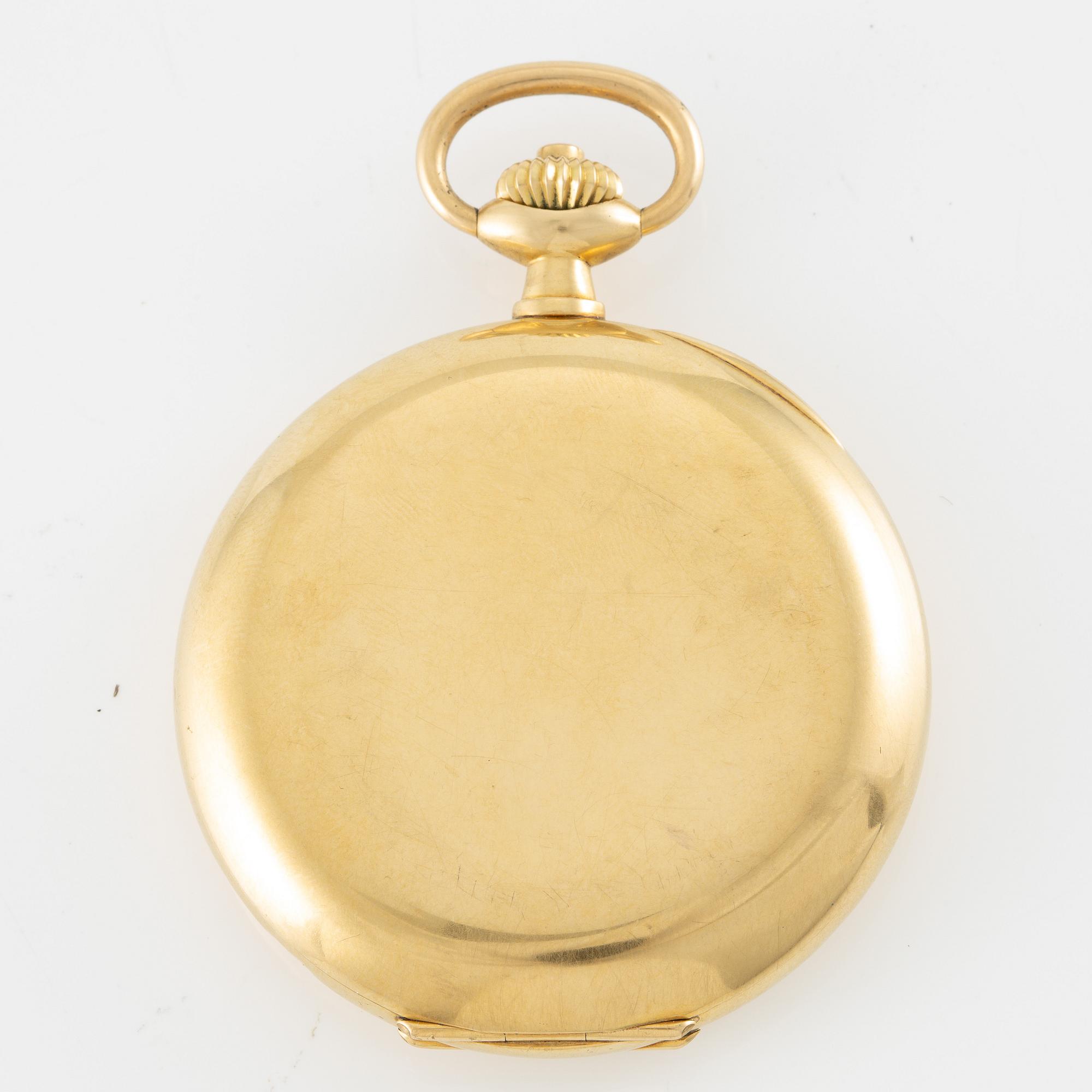 Omega, pocket watch, hunter, 52 mm.