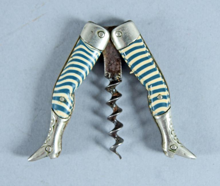 KORKSKRUV, sk "ladies legs", Tyskland, 1900-talets första hälft.