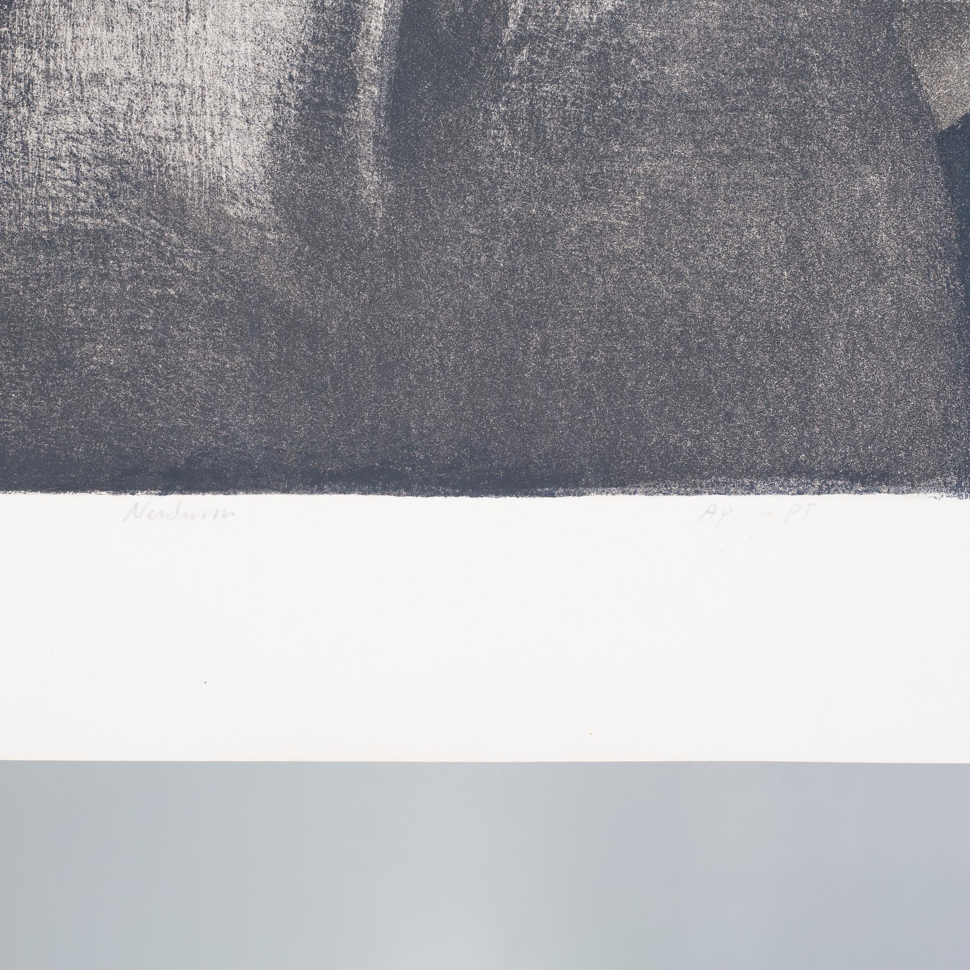 ODD NERDRUM, an etching, signed, AP-PT.