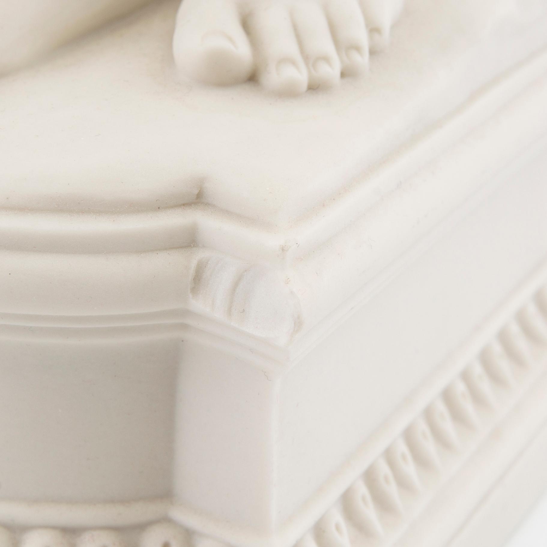 Per Hasselberg, skulptur "Snöklockan" Gustavsberg 1905.