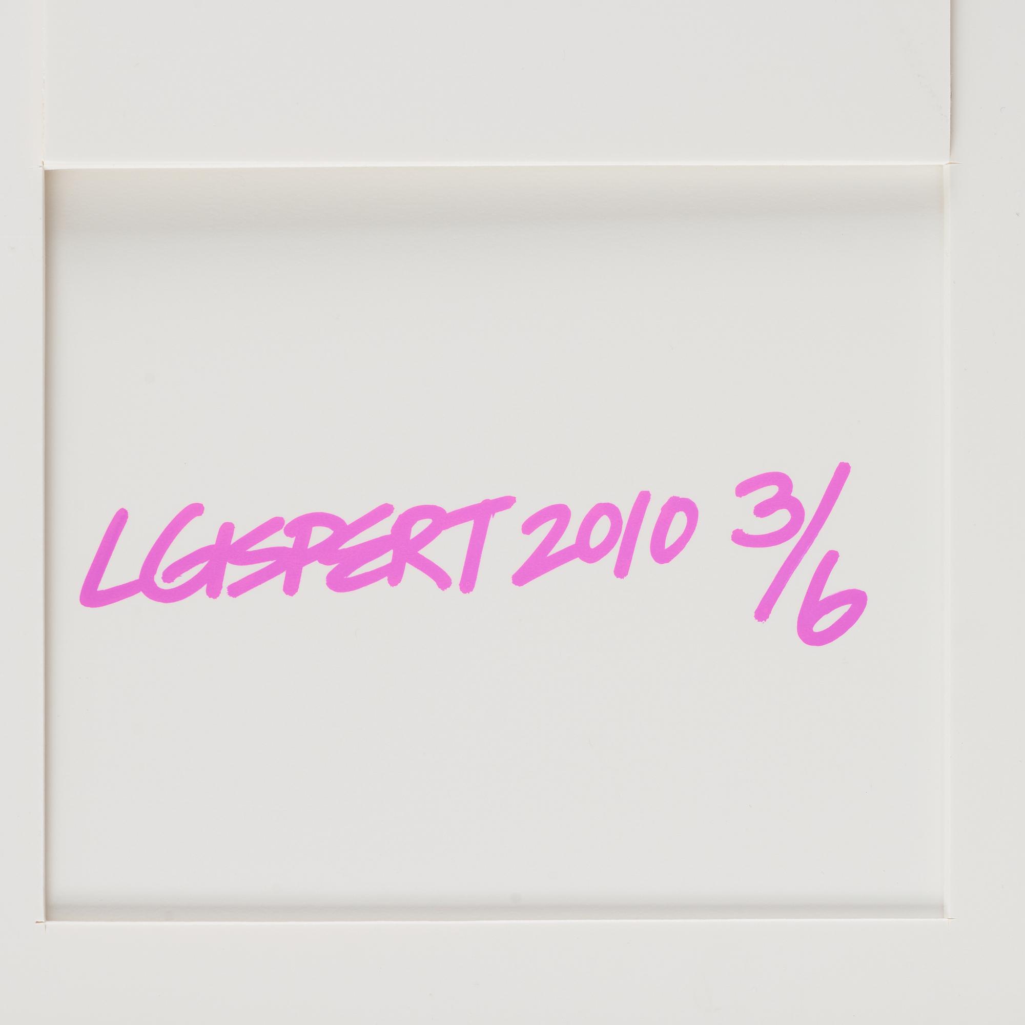 Luis Gispert, photograph signed and numbered 3/6 verso.