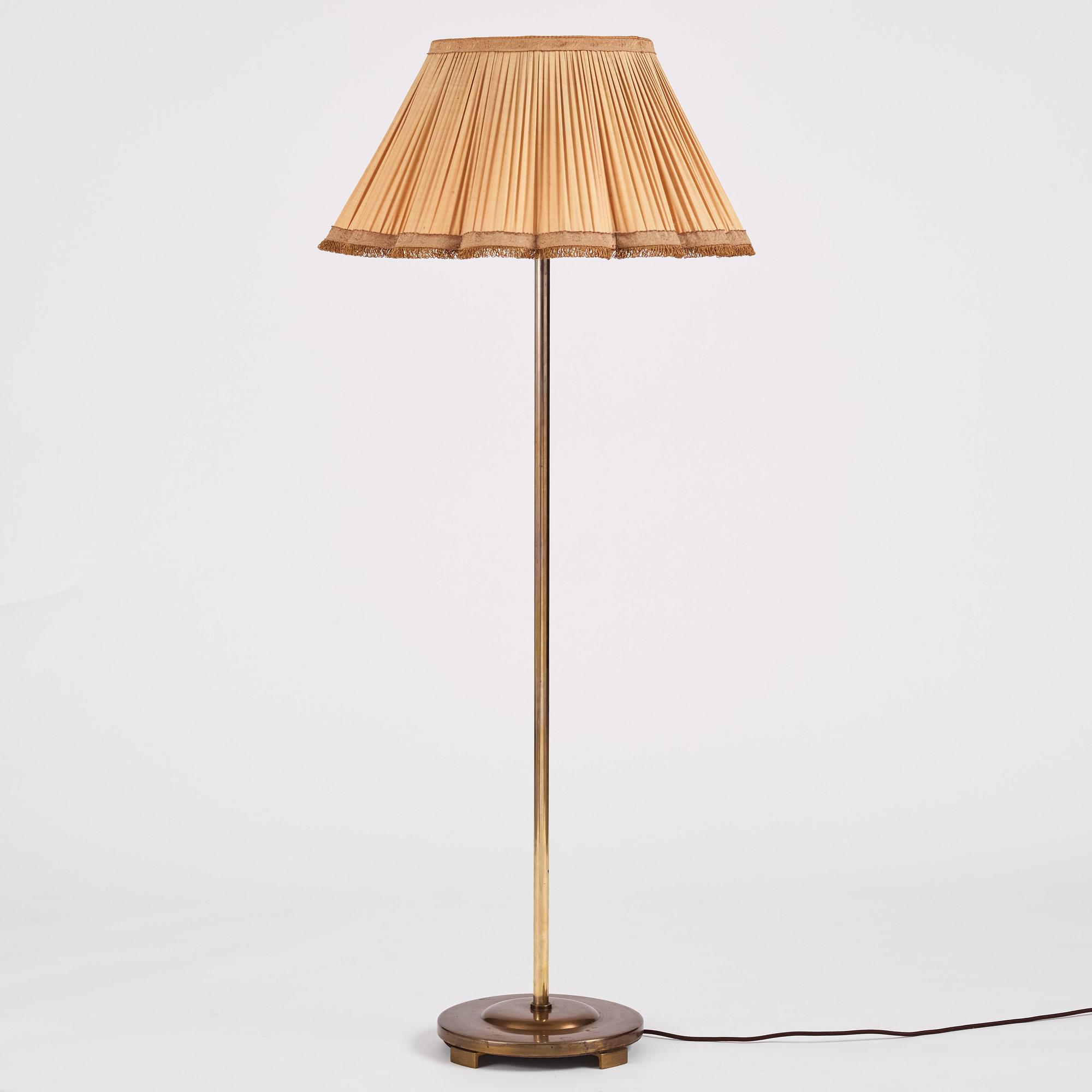 Erik Tidstrand, a floor lamp, model "29676", Nordiska Kompaniet, 1930-40s.