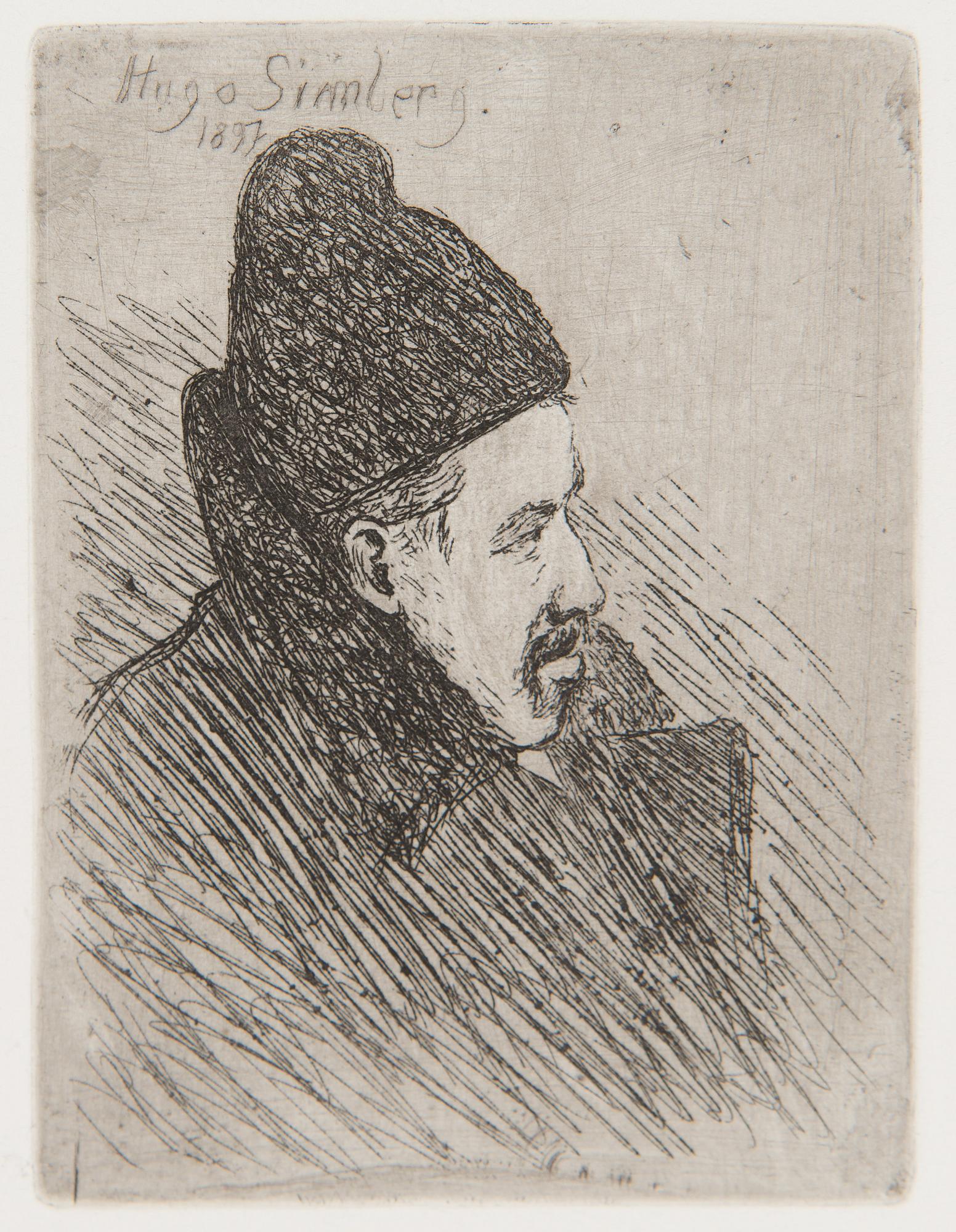 Hugo Simberg, "Omakuva" (Self portrait).