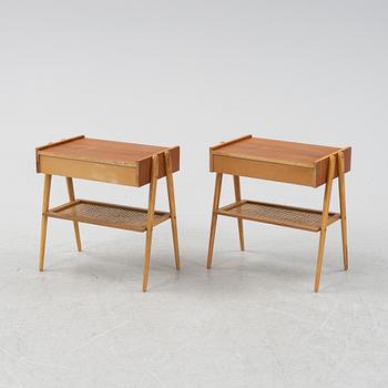 Sängbord, ett par, 1950/60-tal.