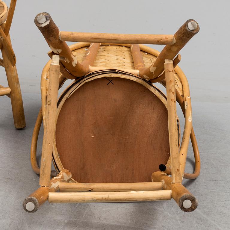 3 set of chairs by Gösta Westerberg, "LC-stolen", 20th century.