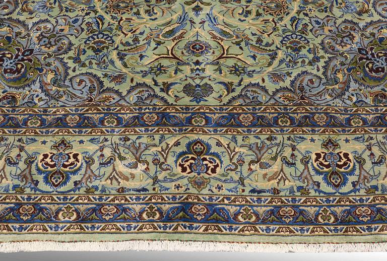 A carpet from Kashmar, around 408 x 300 cm.