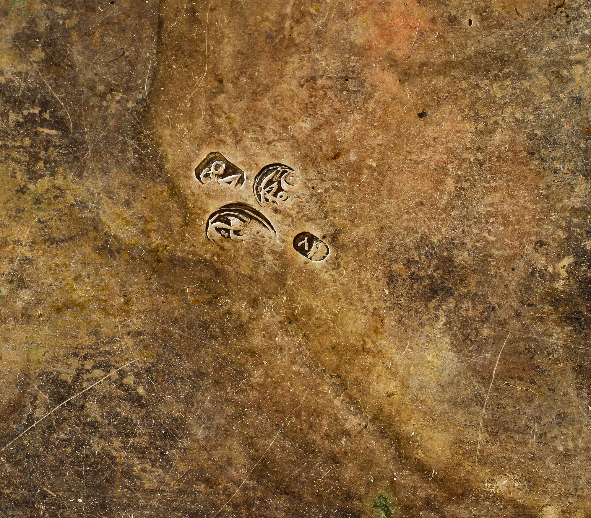 SKÅL PÅ FOT, silver, orientalisk, 1900-tal. Vikt 1600 g.