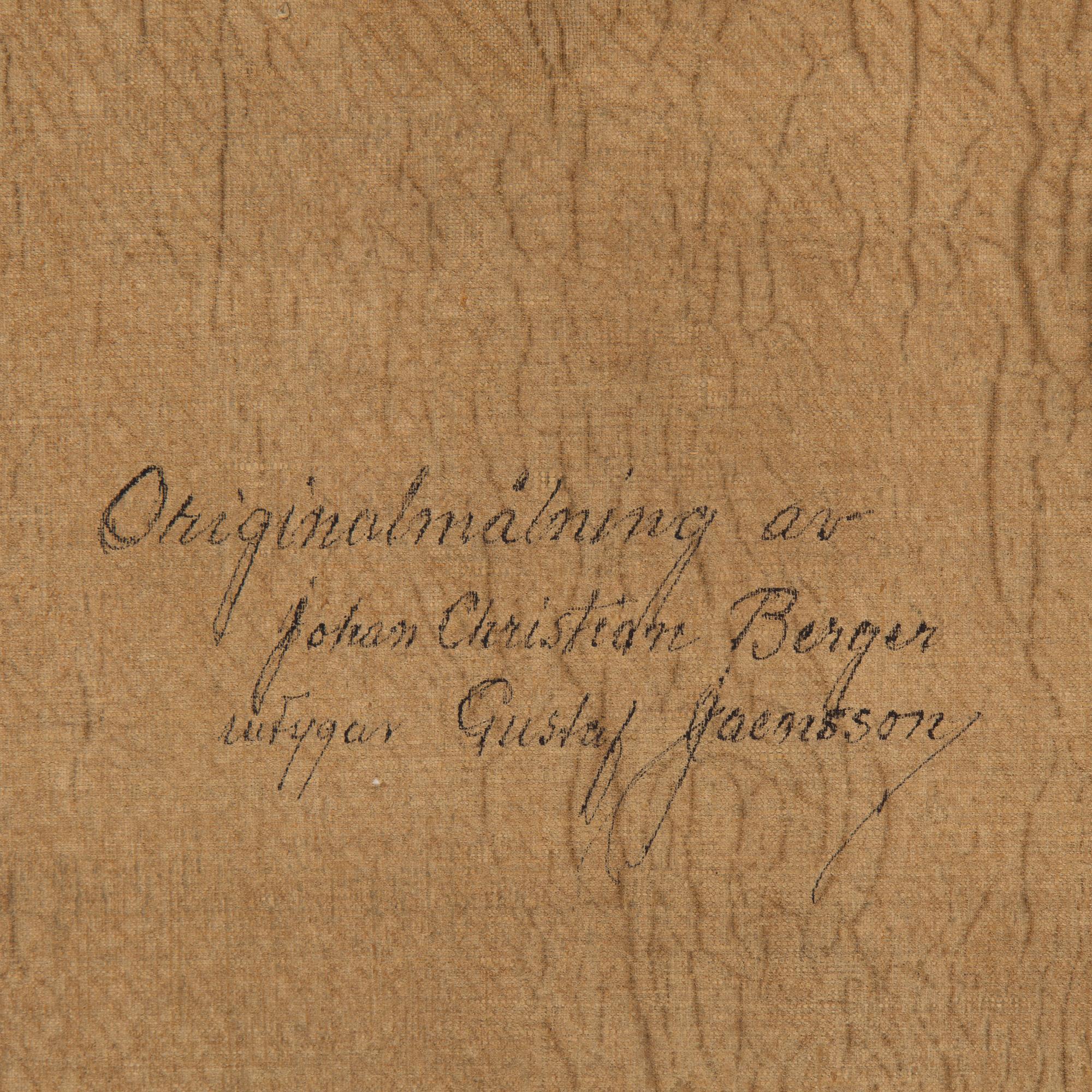 JOHAN CHRISTIAN BERGER, olja på duk, signerad JB och daterad 1842.