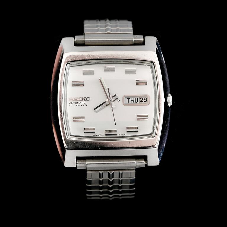 ARMBANDSUR, stål, Seiko, 1970-tal.