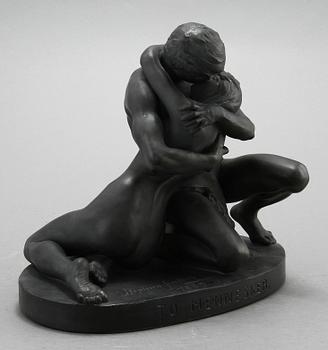 STEPHAN SINDING, efter, skulptur, basalt, 1900-tal.