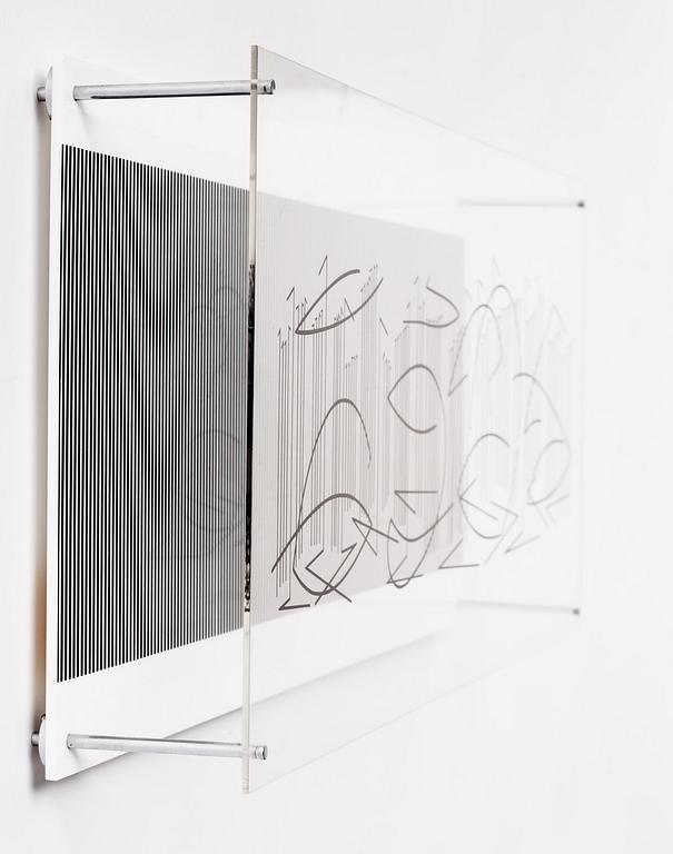 Jesús Rafael Soto, "Escritura", ur: from the Síntesis series.