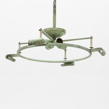 A ceiling light, 1920's/30's.