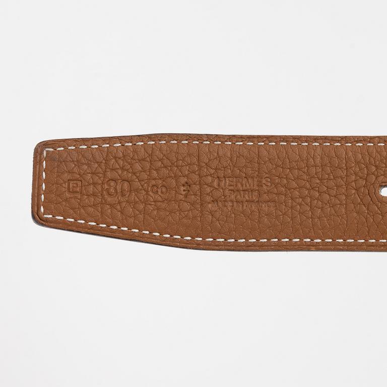 Hermès, a 'Constance' belt, size 80, 2012.