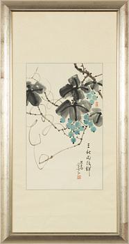 Unidentified artist, signed Li Fangzi, ink and colour on paped. China, 20th century.