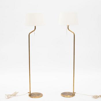 A pair of 'G-126-2' floor lamps, Öia Belysning, Sweden, end of the 20th century.