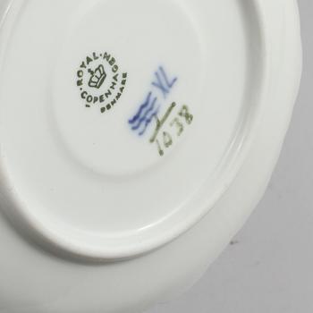 SERVISDELAR, 11 delar, porslin, Musselmalet, Royal Copenhagen, 1900-talets andra hälft.