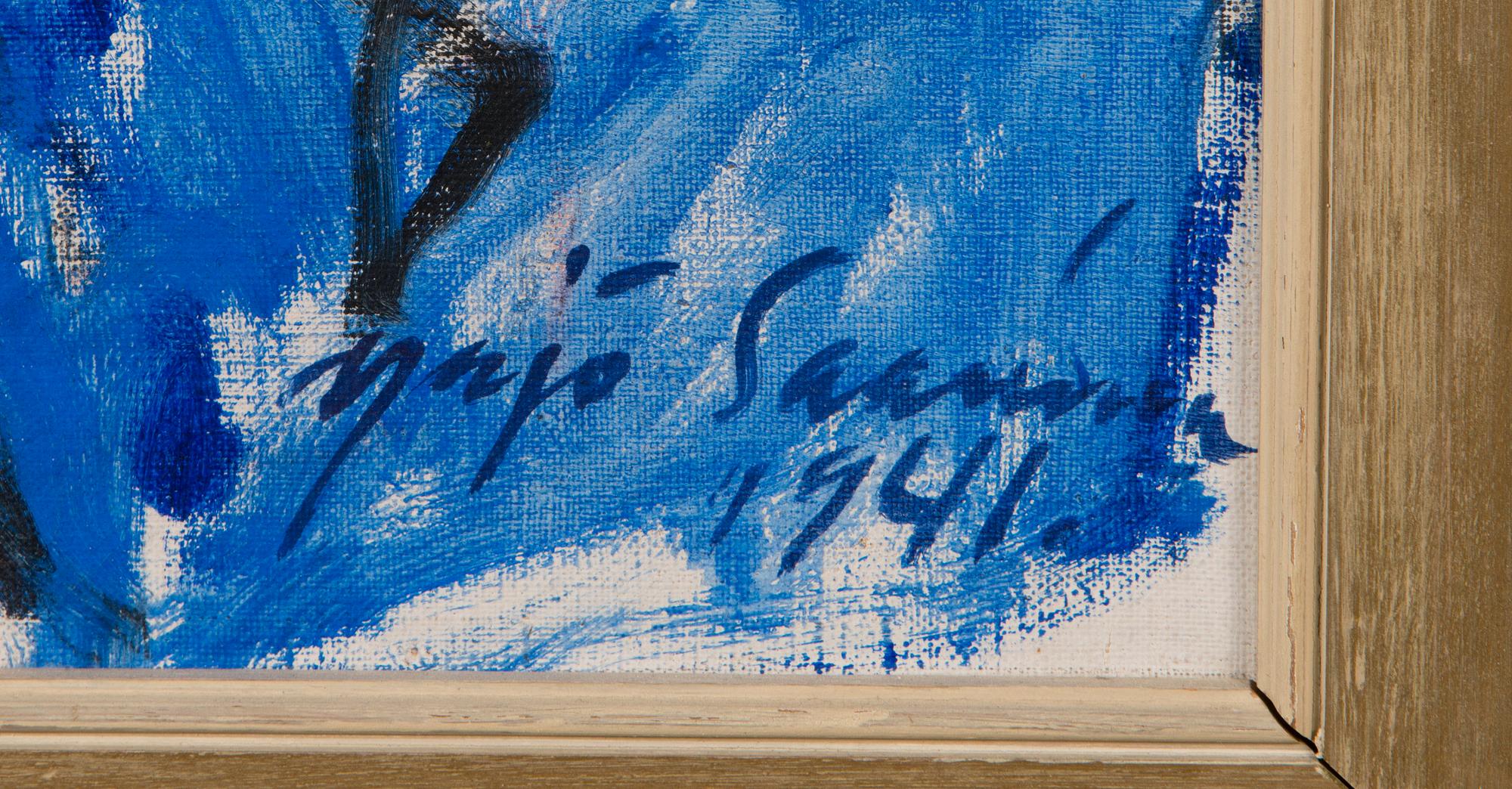 YRJÖ SAARINEN, öljy kankaalle, signeerattu ja päivätty 1941.