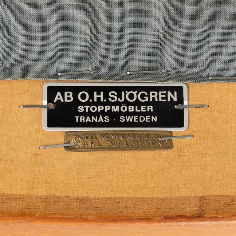 Carl Malmsten, a 'Vår fru' armchair, AB O.H. Sjögren, Tranås.