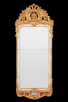1562. A Swedish Rococo 18th century mirror.