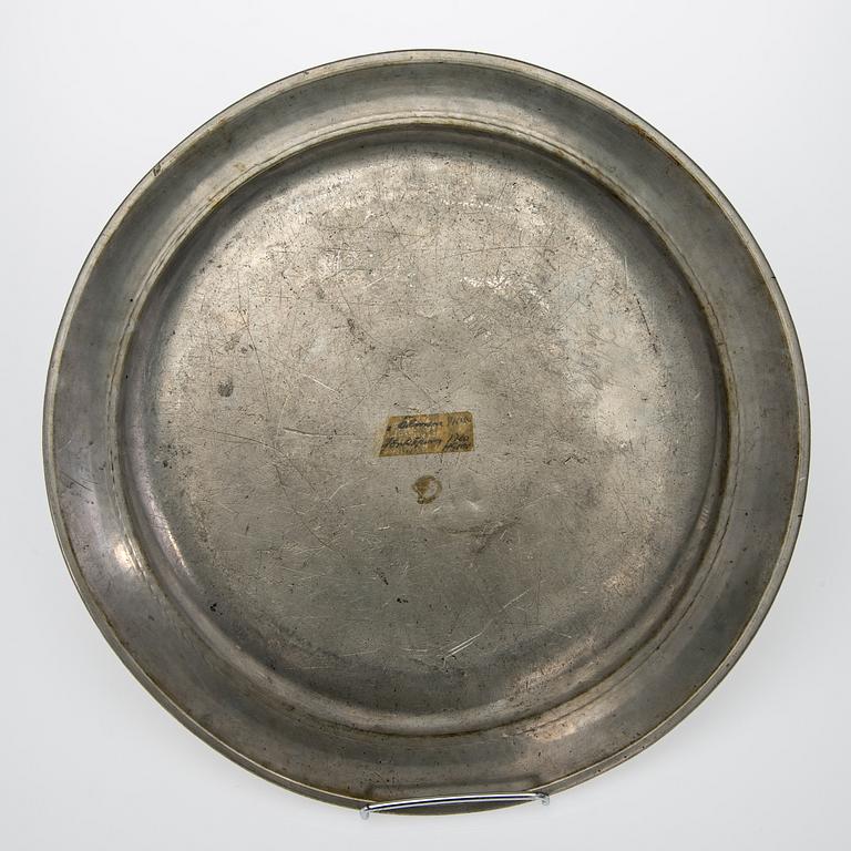 FAT, tenn, Lars Persson Ödman, Jönköping, 1720.