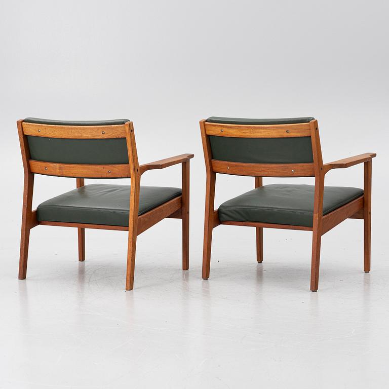 Ingemar thillmark, a pair of 'Axamo' armchairs, OPE Möbler, 1960s.