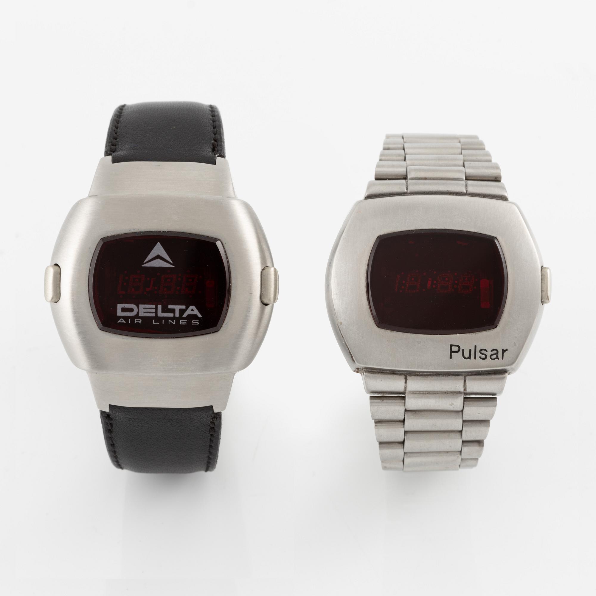 Pulsar, 2 pcs, wristwatches, "No Reserve".