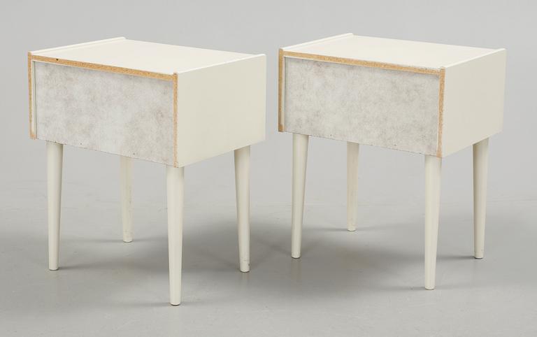 SÄNGBORD, ett par, 1970-tal.