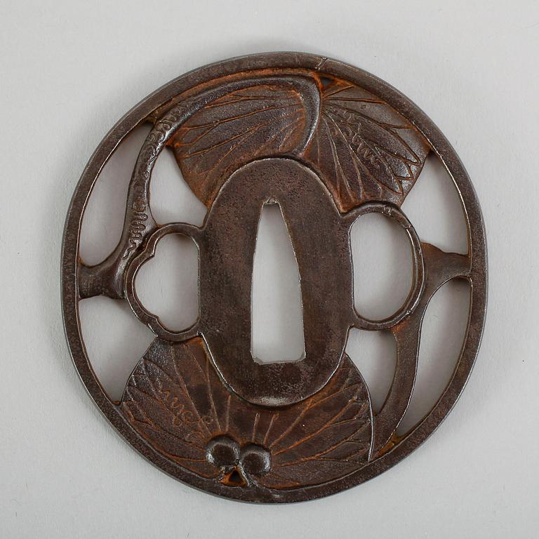 TSUBA, brons, Japan, 1800-tal.