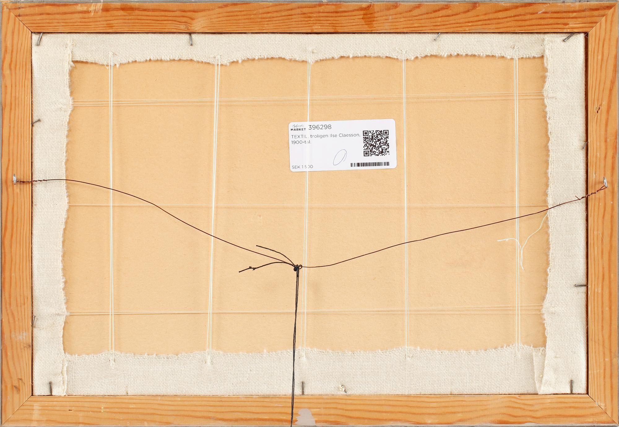 TEXTIL, troligen Ilse Claesson, 1900-tal.
