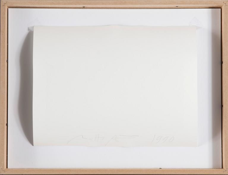 MATTI NIEMI, fotografi, silvergelatin, signerad och stämplad a tergo, kopierad av konstnären 1990.