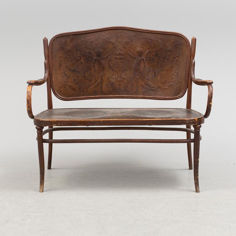 JACOB & JOSEF KOHN, soffa, 1900-talets början.